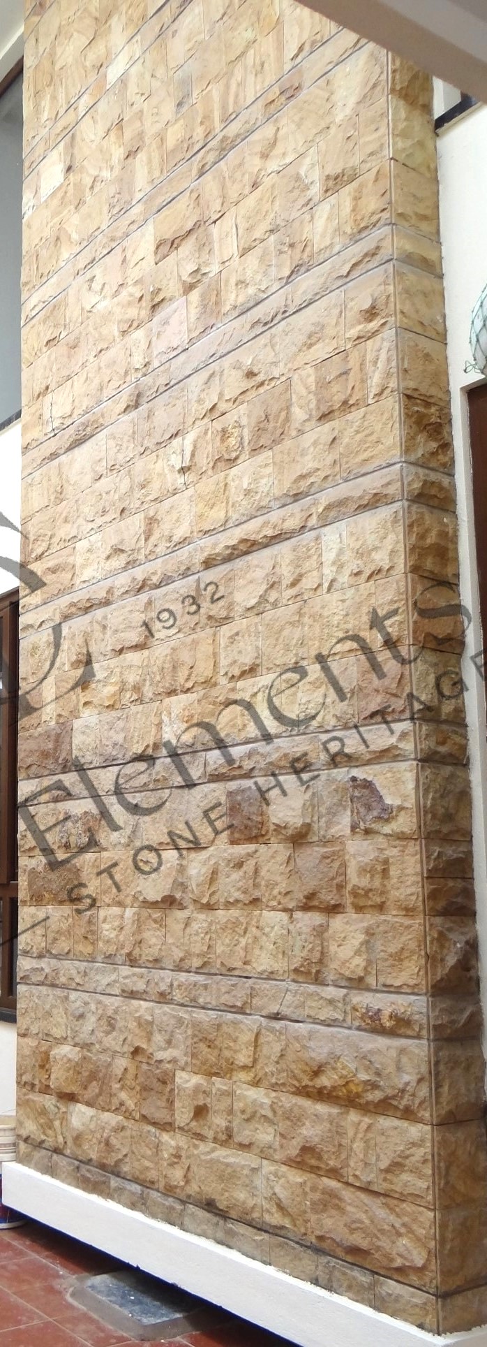Beige Mix Block Stone 001
