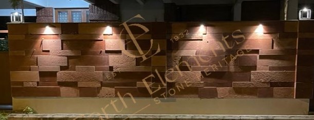 Red Block Stone 002