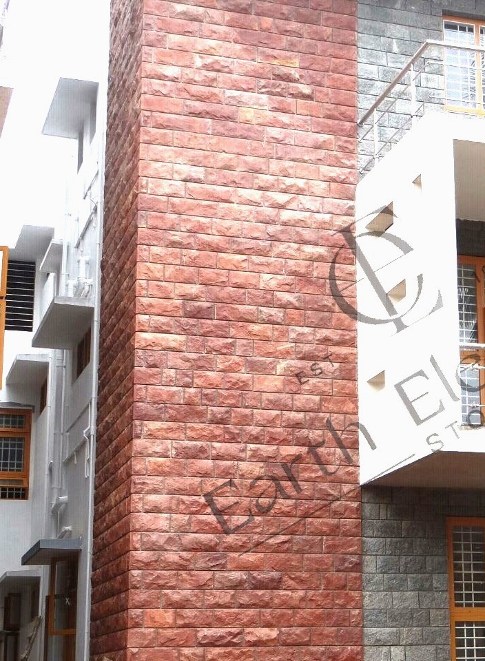 Red Block Stone 001